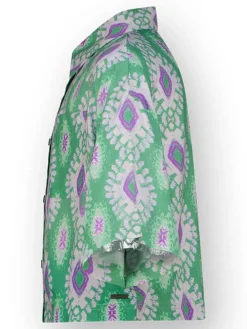 Blouse "Helda" groen/paars