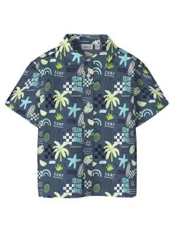 Blouse "Hest" donkerblauw