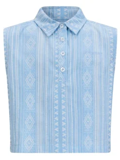 Blouse "Juana" lichtblauw