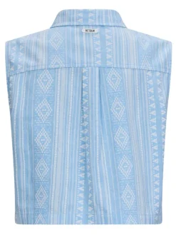 Blouse "Juana" lichtblauw