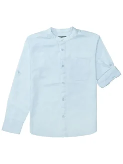 Blouse lichtblauw