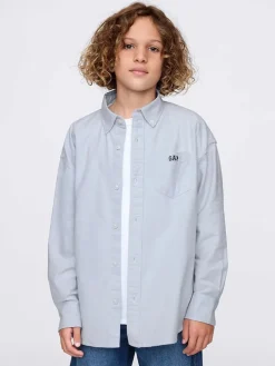 Blouse lichtblauw