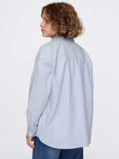 Blouse lichtblauw