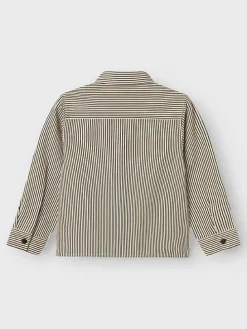 Blouse "Povenan" beige/zwart