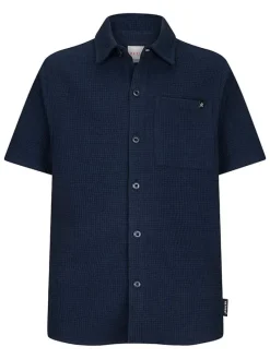 Blouse "Reinout" donkerblauw