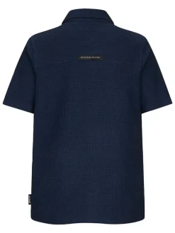 Blouse "Reinout" donkerblauw