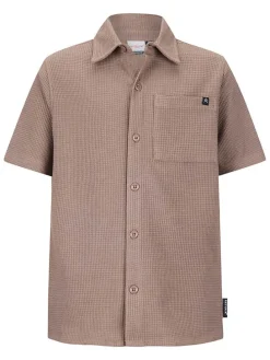 Blouse "Reinout" lichtbruin