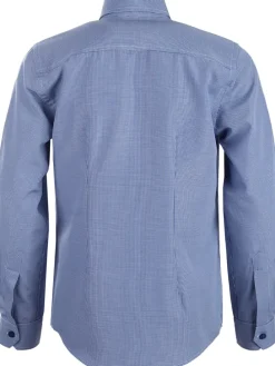 Blouse - slim fit - blauw