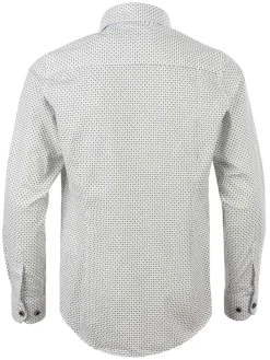 Blouse - slim fit - crème