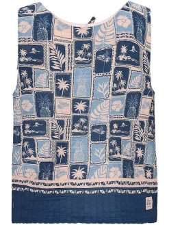 Blousetop "Tessy" blauw