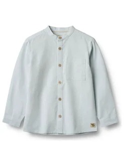 Blouse "Willum" lichtblauw