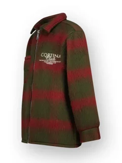 Blouson "Leon" kaki/rood