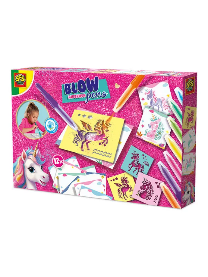 Blow airbrush-pennenset "Unicorn" - vanaf 5 jaar
