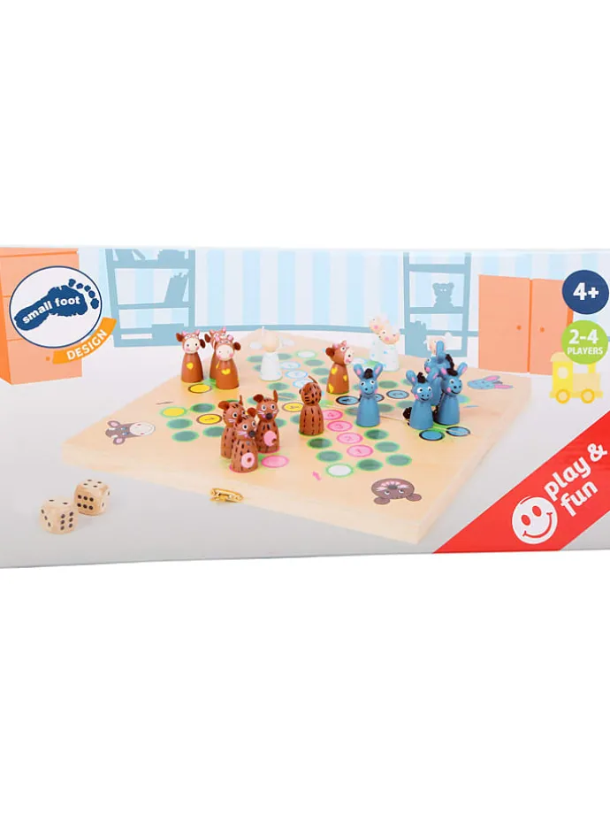 Bordspel "Ludo - boerderijdieren" - vanaf 4 jaar