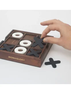 Bordspel ''Tic-Tac-Toe'' bruin - vanaf 8 jaar
