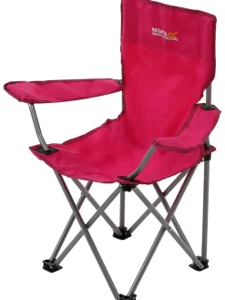 Campingstoel "Isla" roze - (B)37 x (H)65 x (D)33 cm