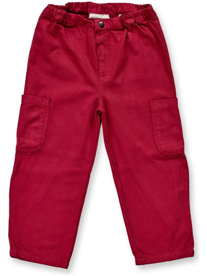 Cargobroek "Leoonie" bordeaux