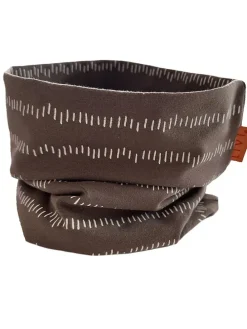 Colsjaal "Stripes brown" bruin - (L)50 x (B)24 cm