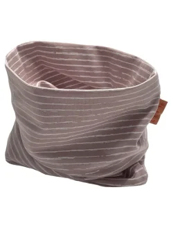 Colsjaal "Winterstripes oldrose" oudroze - (L)50 x (B)24 cm