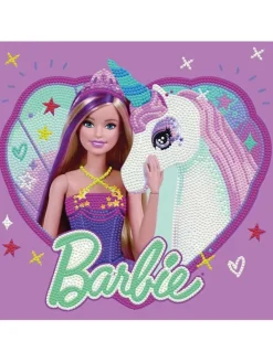 Creativiteitsset "Diamond Painting Barbie met Eenhoorn" - vanaf 6 jaar
