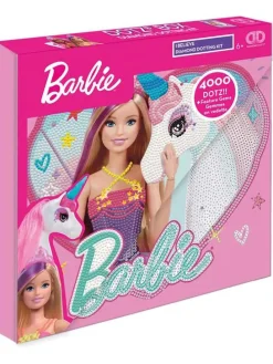 Creativiteitsset "Diamond Painting Barbie met Eenhoorn" - vanaf 6 jaar