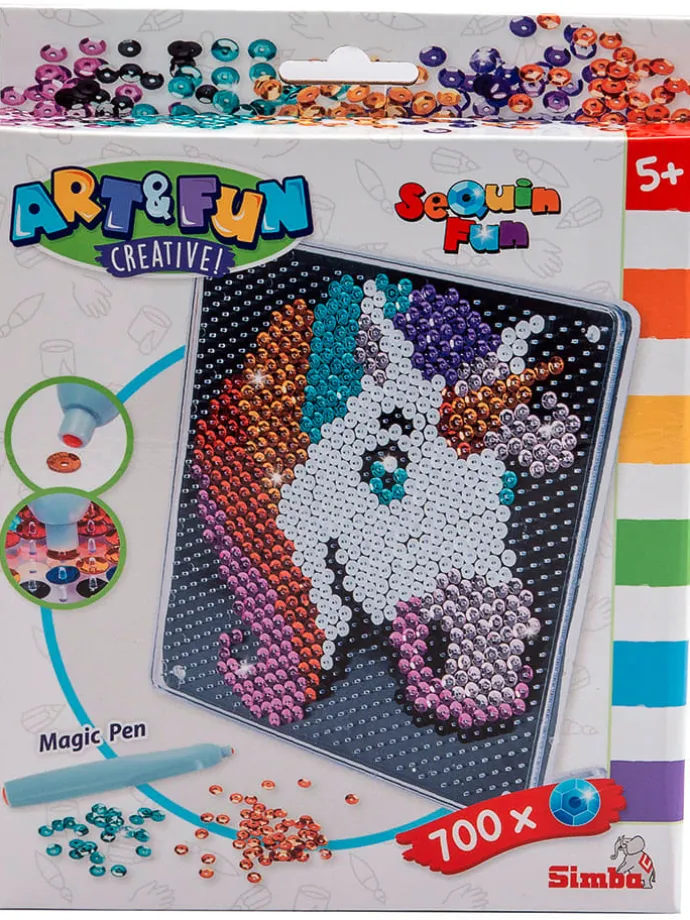 Creativiteitsset "Sequin Eenhoorn" - vanaf 5 jaar