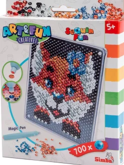 Creativiteitsset "Sequin Vos" - vanaf 5 jaar