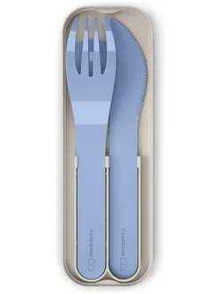 4-delige bestekset blauw/lichtgrijs