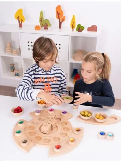 12-delige bouwstenenset "Regenboog" - vanaf 3 jaar