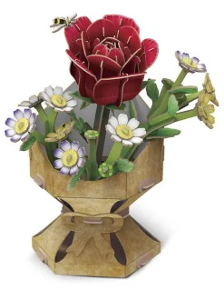 120-delige 3D-puzzel "Bloemen-Boeket - Rozen" - vanaf 8 jaar