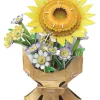 102-delige 3D-puzzel "Bloemen-Boeket - Zonnebloemen" - vanaf 8 jaar