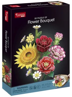 285-delige 3D-puzzel "Bloemen-Boeket" - vanaf 8 jaar