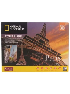 80-delige 3D-puzzel "Eiffeltoren" - vanaf 8 jaar