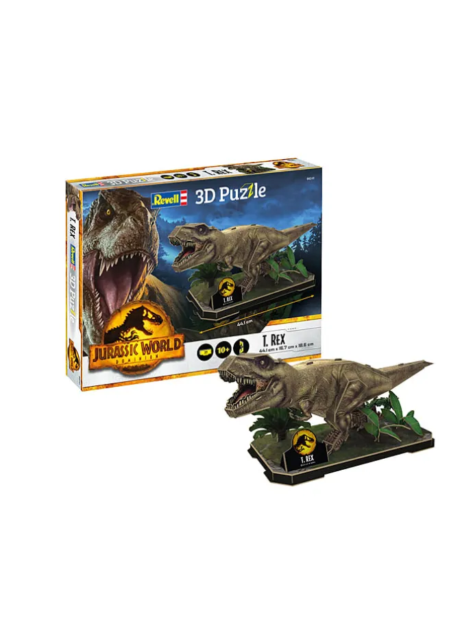 45-delige 3D-puzzel "Jurassic World Dominion - T. Rex" - vanaf 10 jaar