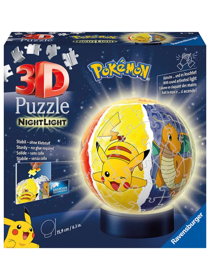 72-delige 3D-puzzel "Nachtlicht Pokémon" - vanaf 6 jaar