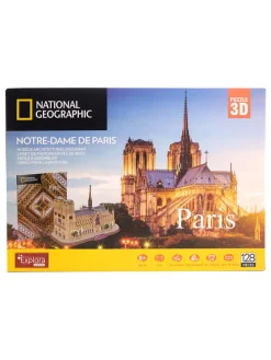 128-delige 3D-puzzel "Notre Dame Parijs" - vanaf 8 jaar