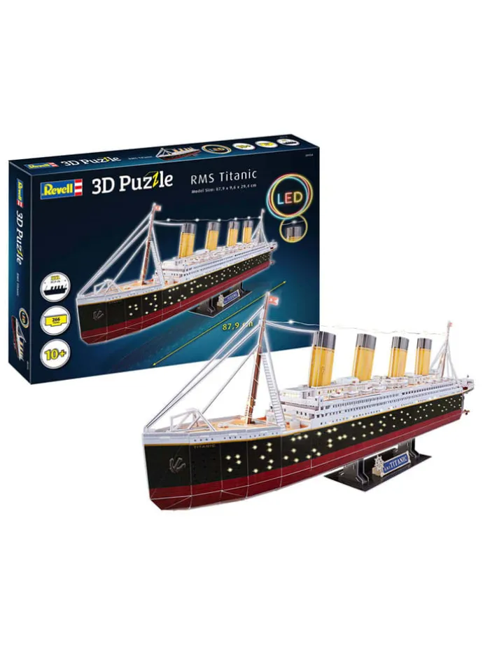266-delige 3D-puzzel "RMS Titanic - LED Edition" - vanaf 10 jaar