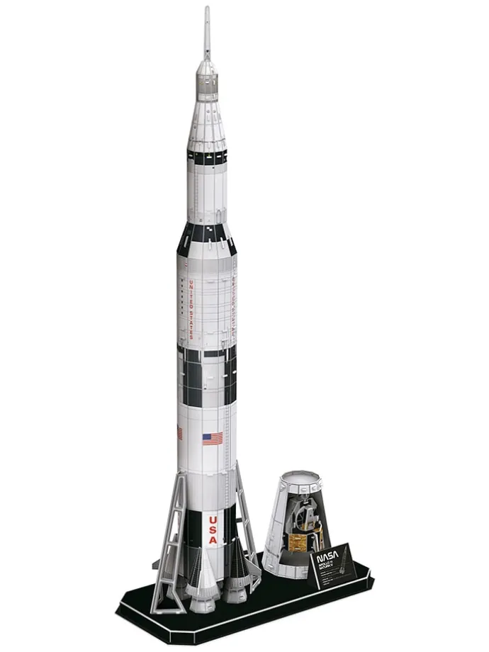 136-delige 3D-puzzel "Space Misson Apollo V" - vanaf 8 jaar