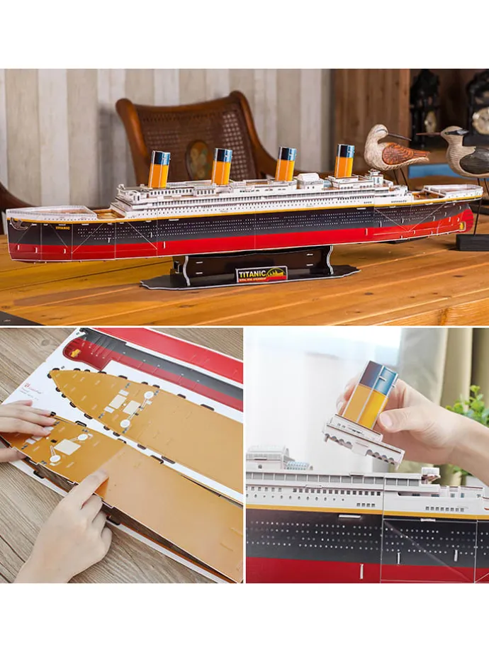 113-delige 3D-puzzel "Titanic" - vanaf 10 jaar