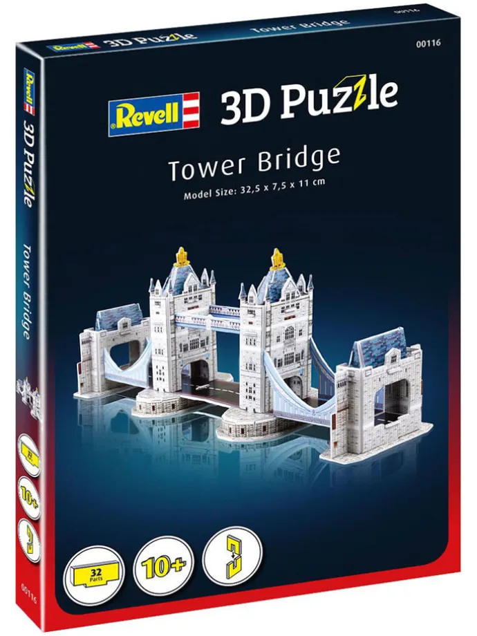 32-delige 3D-puzzel "Tower Bridge" - vanaf 10 jaar