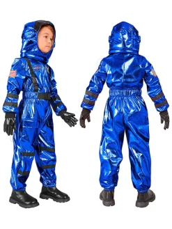 2-delige kostuum "Blauwe astronaut" blauw