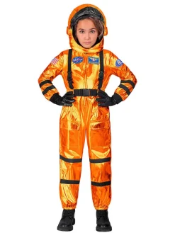 2-delige kostuum "Orannje Astronaut" oranje