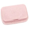 2-delige lunchboxset "Candy L" lichtroze - (L)7,4 x (B)7,4 x (H)21,7 cm