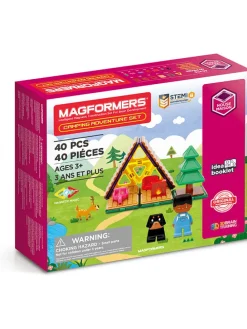 40-delige magneetspeelset "Magformers camping Adventure" - 3 jaar