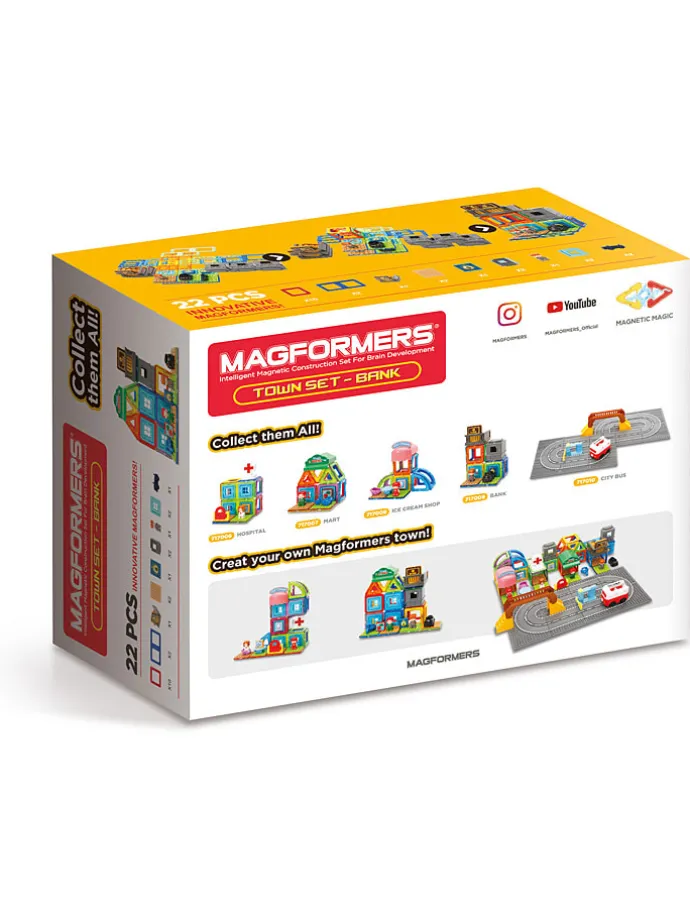 22-delige magneetspeelset "Magformers Town" - 3 jaar