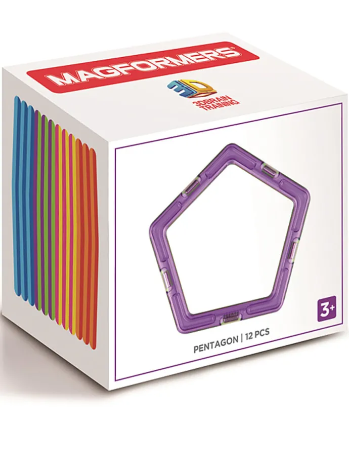 12-delige magneetspeelset "Pentagon" - vanaf 3 jaar
