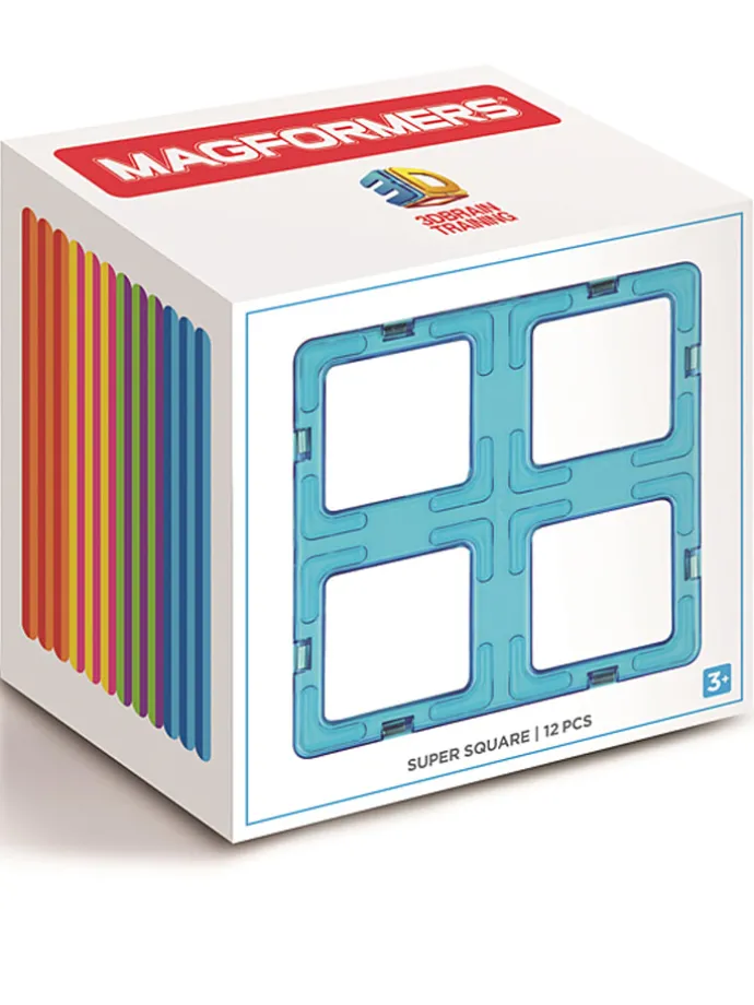 12-delige magneetspeelset "Super Square" - vanaf 3 jaar