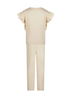 2-delige outfit beige