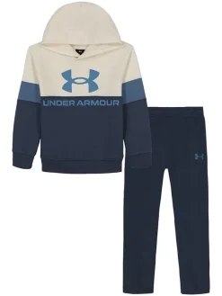 2-delige outfit donkerblauw/crème