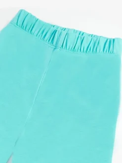 2-delige outfit "Giraffe" lichtgrijs/turquoise